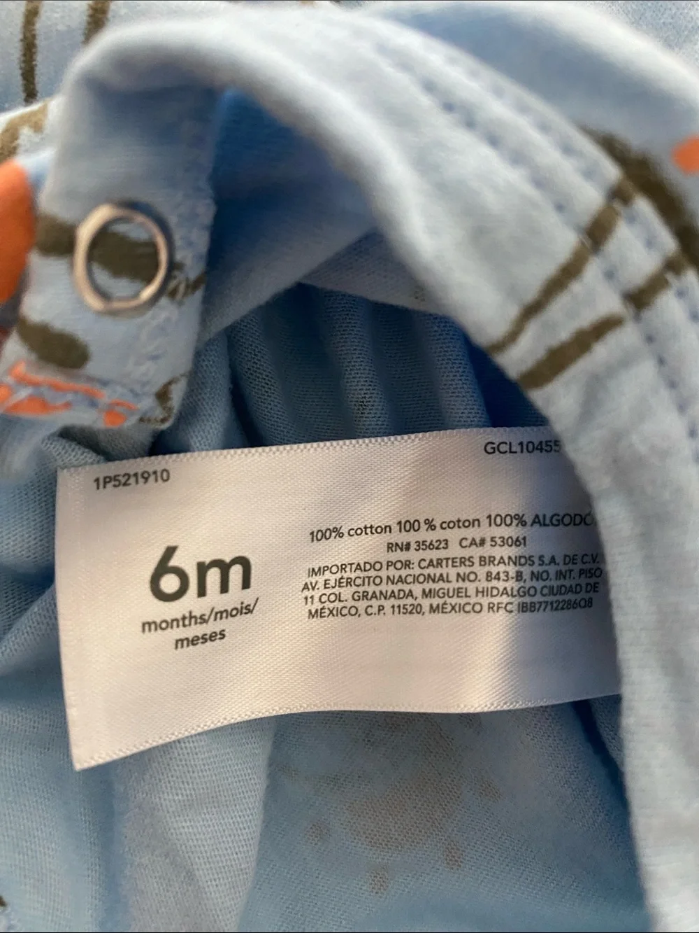 Carters light blue